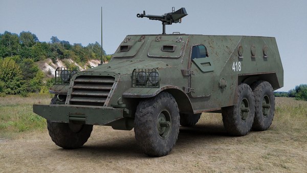 Maquetas hechas - BTR-152 Vista frontal-lateral