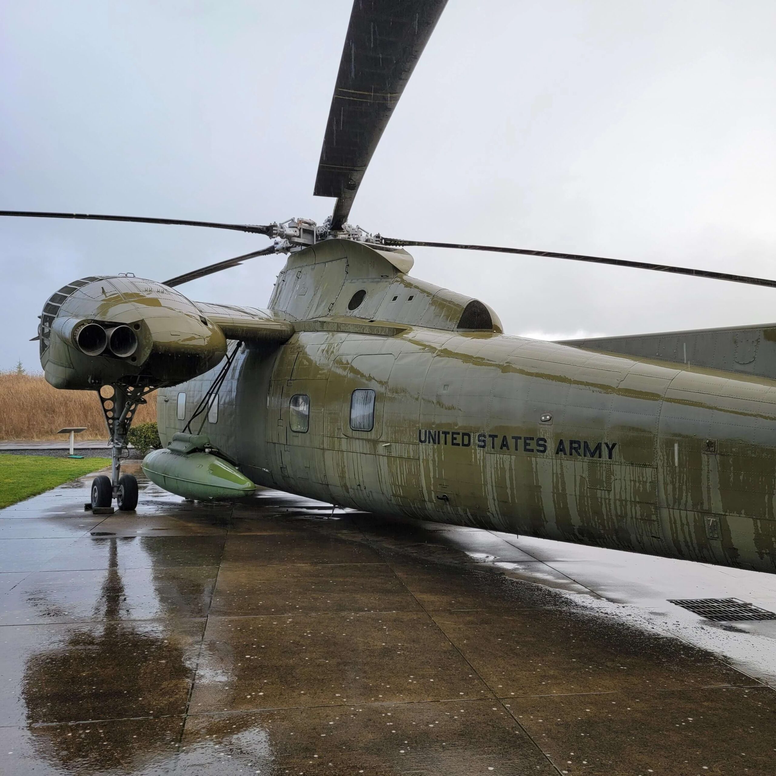 Maquetas hechas - Sikorsky CH-37 Mojave Vista trasera