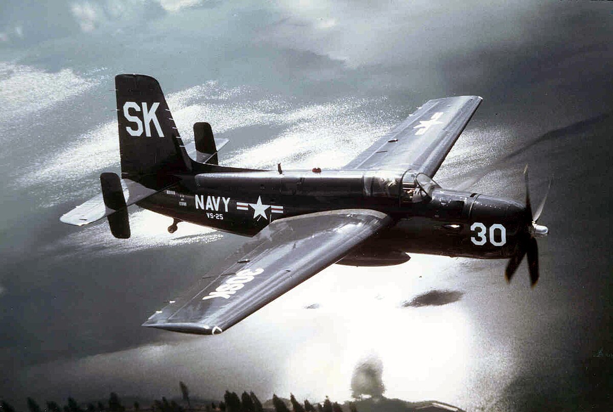 Maquetas hechas - Grumman AF-2 Guardian Vista lateral