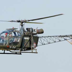 Maquetas hechas - Aérospatiale Alouette II Vista lateral