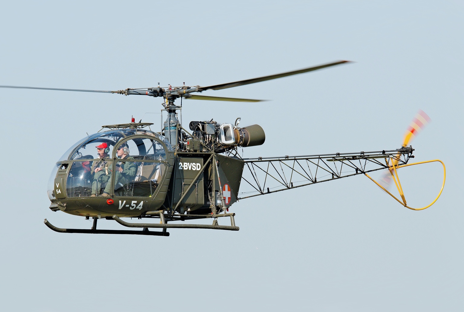 Maquetas hechas - Aérospatiale Alouette II Vista lateral