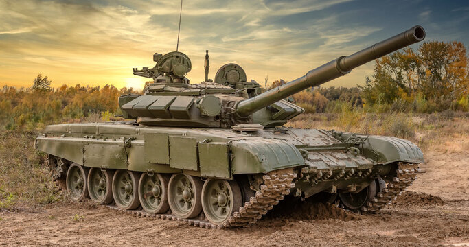 Maquetas hechas - T-64 Vista frontal-lateral
