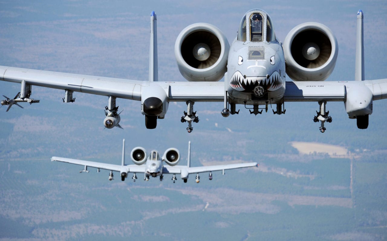 Maquetas hechas - A-10 Thunderbolt II Vista frontal