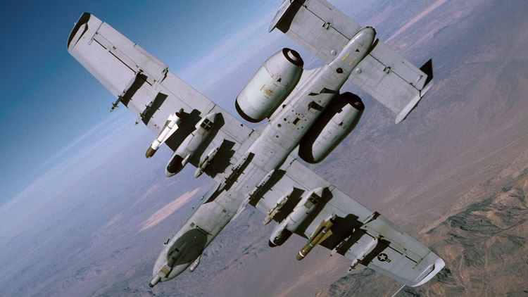 Maquetas hechas - A-10 Thunderbolt II Vista inferior