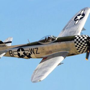 Maquetas hechas - Republic P-47 Thunderbolt Vista lateral-superior