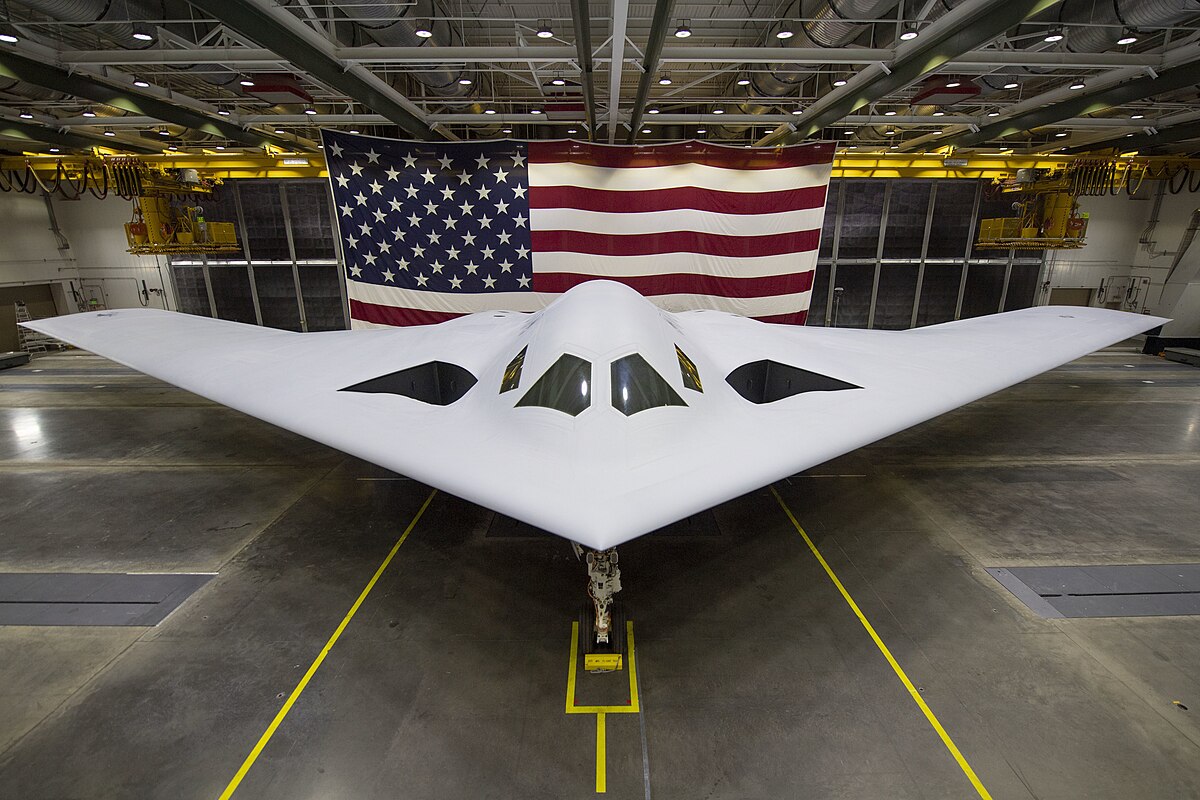 Maquetas hechas - Northrop Grumman B-21 Raider Vista superior