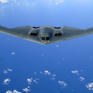 Maquetas hechas - Northrop Grumman B-2 Spirit Vista frontal-superior