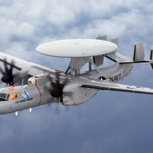 Maquetas hechas - Northrop Grumman E-2 Hawkeye Vista superior
