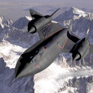 Maquetas hechas - Lockheed Martin SR-71 Blackbird Vista frontal-superior