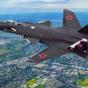 Maquetas hechas - Sukhoi Su-47 Berkut Vista lateral-superior