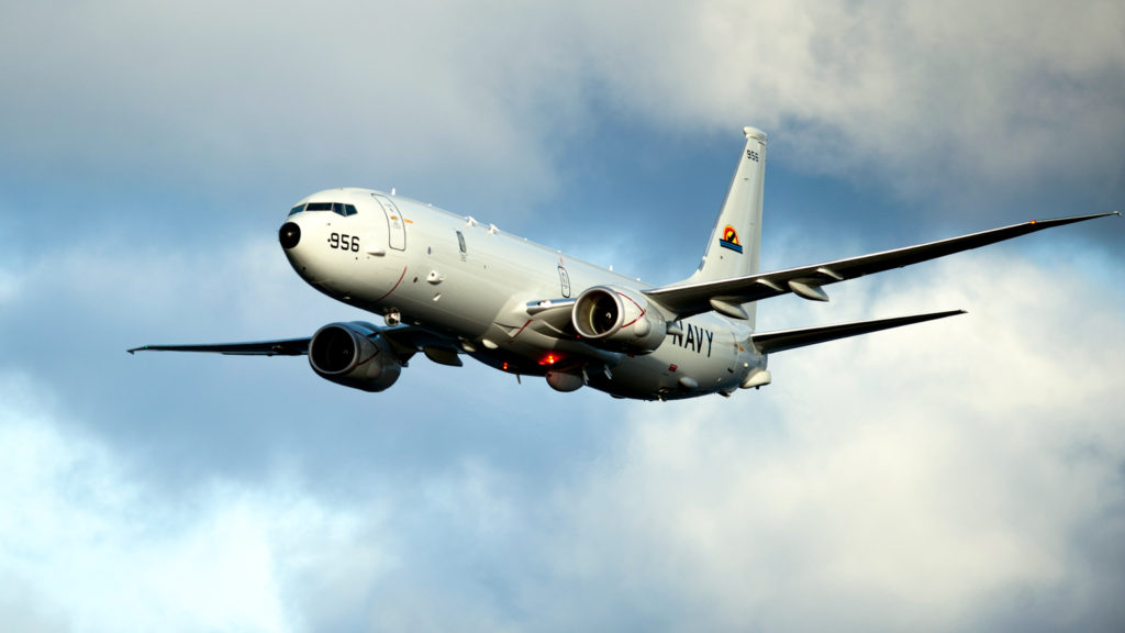 Maquetas hechas - Boeing P-8 Poseidon Vista frontal