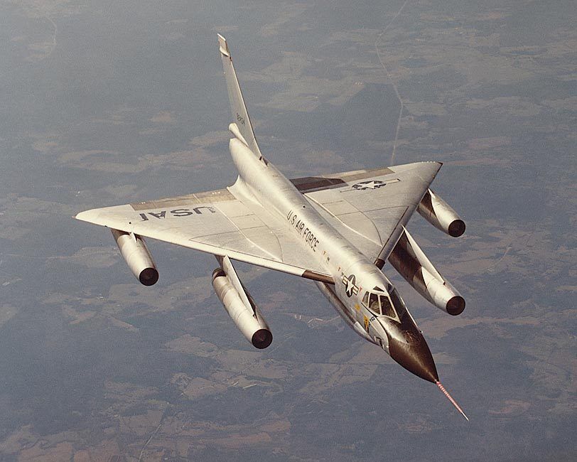 Maquetas hechas - B-58 Hustler Vista superior