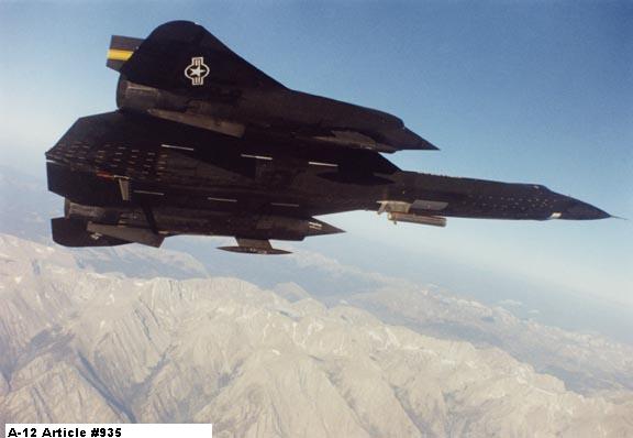 Maquetas hechas - Lockheed Martin A-12 Vista inferior