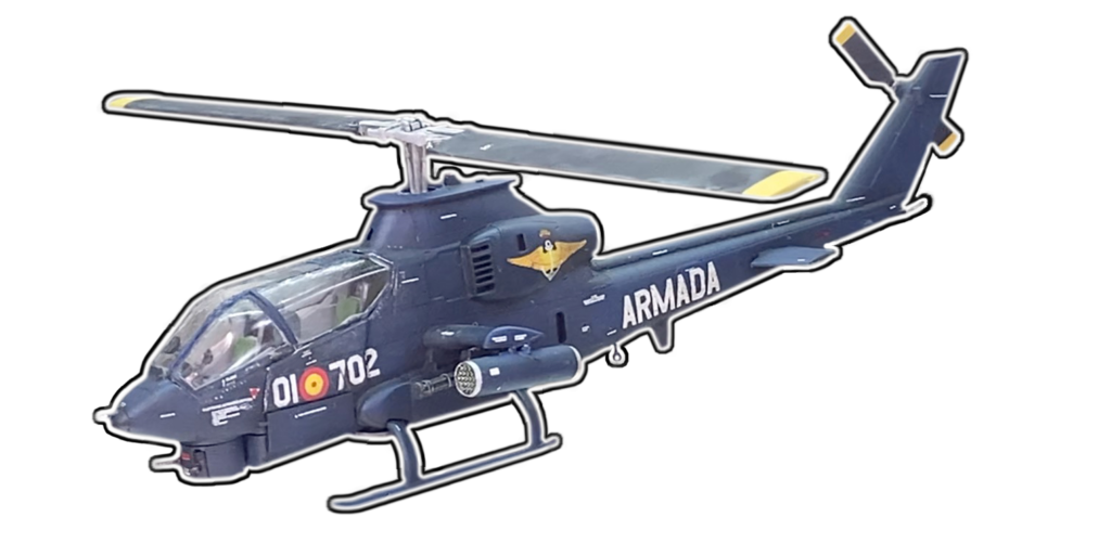 Maquetas Hechas - Maqueta 1/72 de un AH-1 Cobra de la Armada española