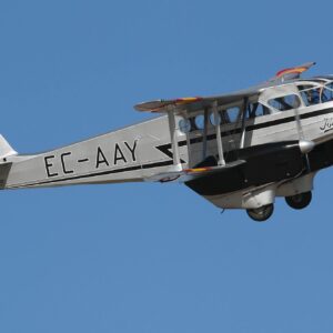 Maquetas hechas - DH.89 Dragon Rapide Vista trasera