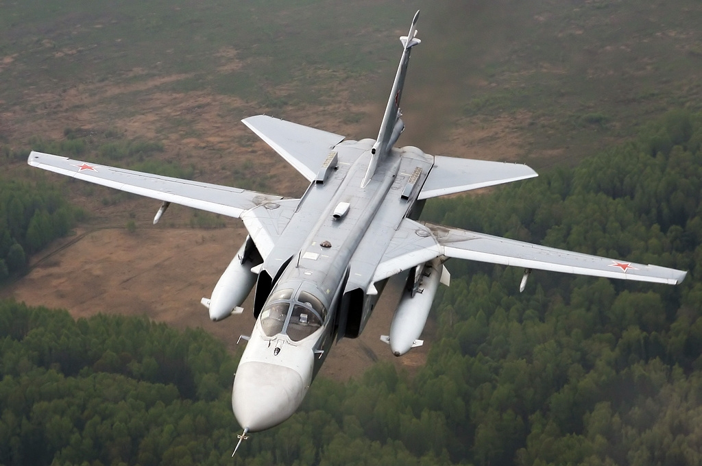 Maquetas hechas - Sukhoi Su-24 Fencer Vista superior