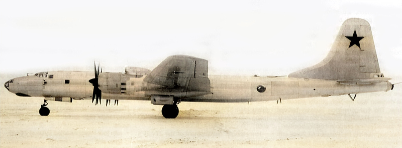 Maquetas hechas - Tupolev Tu-85 Barge Vista lateral