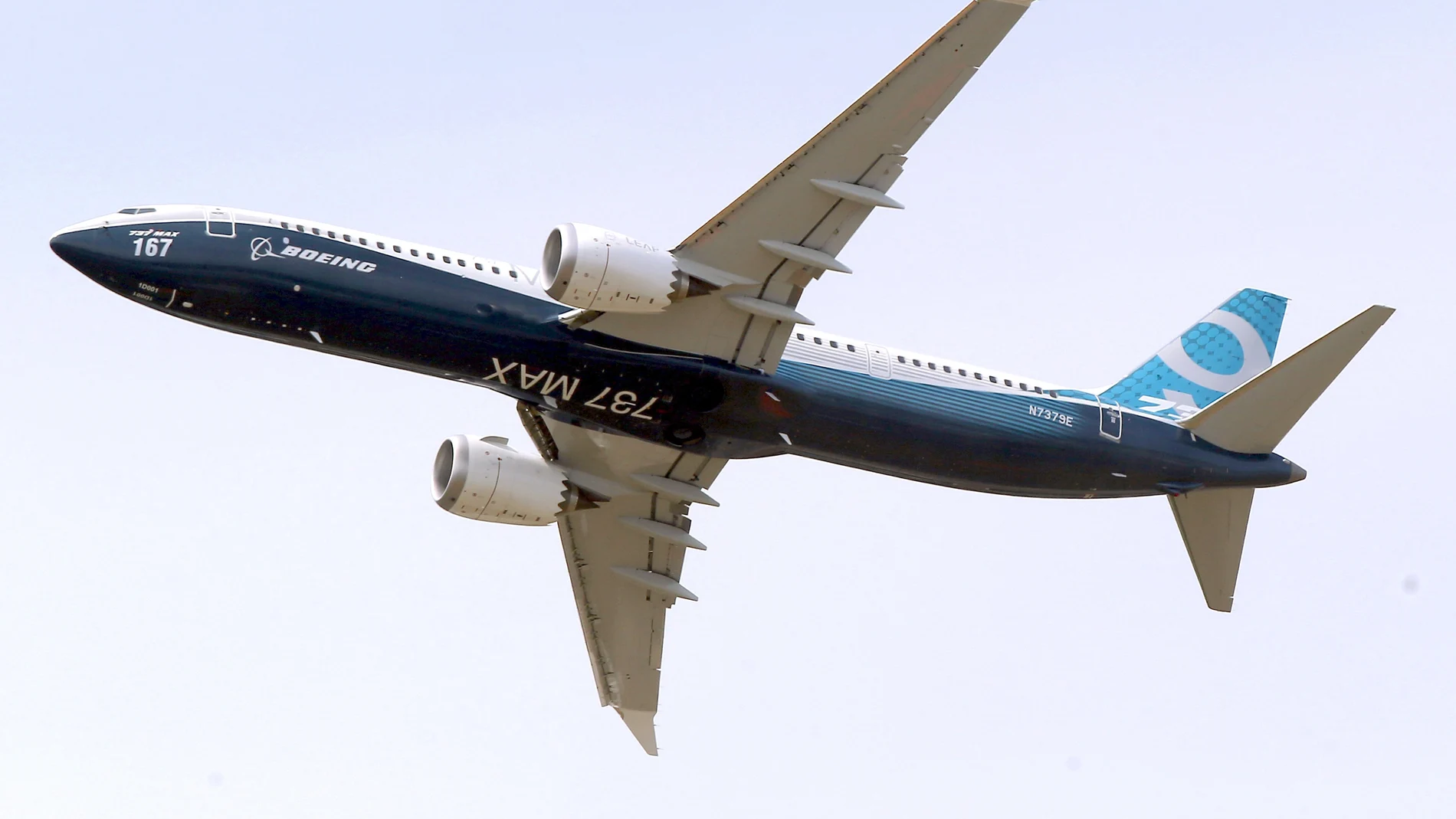 Maquetas hechas - Boeing 737 MAXVista inferior